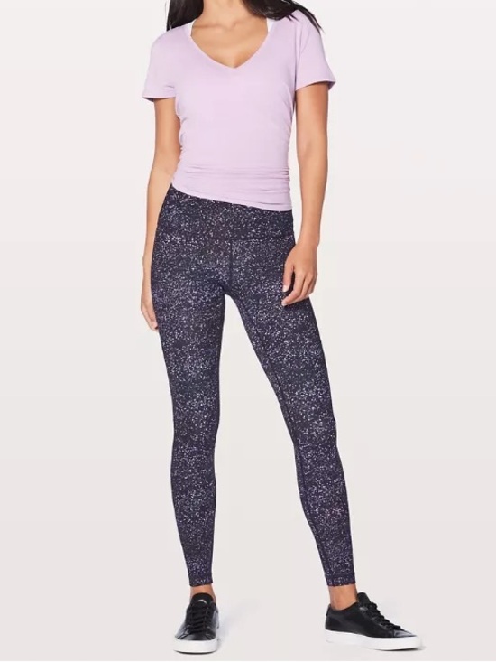 lululemon athletica Pants - Lululemon Wunder Under HR leggings in Crystalline Multi speckled galaxy 6